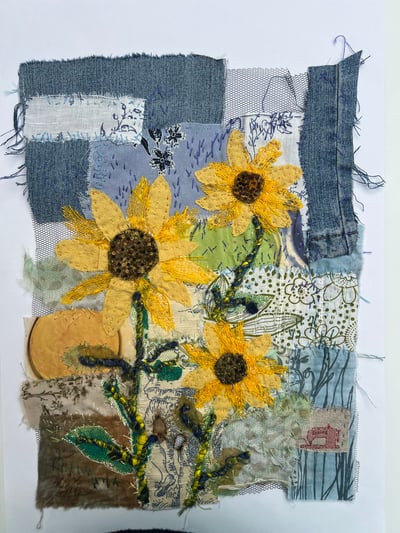 Image of Three Sunflowers 