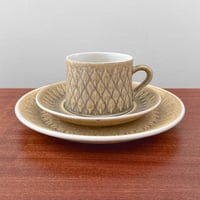 Image 1 of Quistgaard Relief Tea Cup Trio Set