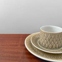 Image 2 of Quistgaard Relief Tea Cup Trio Set