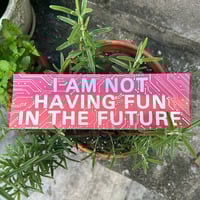 Image 2 of FUTURE Metallic Bumper Sticker