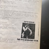 Image 16 of David Bowie Fanzines (Usa, 1988)