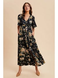 Image 4 of Midnight Floral Maxi