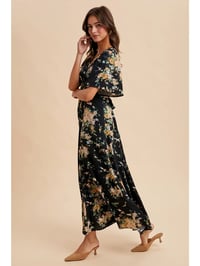 Image 1 of Midnight Floral Maxi