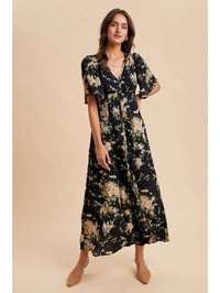 Image 3 of Midnight Floral Maxi