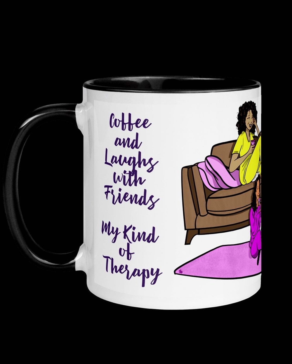 Image of My Kind of Therapy! Ceramic Coffee Mug