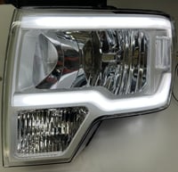 Image 1 of 09-14 F150 HEADLIGHTS  WHITE WITH LED