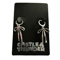 Image 1 of MARLEY - Bow Huggie Hoops