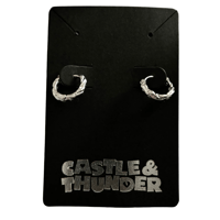 Image 1 of WANDA - Wavy Huggie Hoops