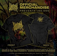 A visperas de mi muerte-tshirt /cd/sticker
