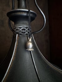 Image 1 of White Bronze Poppy Seed Pod ~ small 