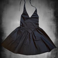 perfect summer black halter dress