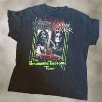 gruesome twosome tour shirt size XL rob zombie and alive cooper