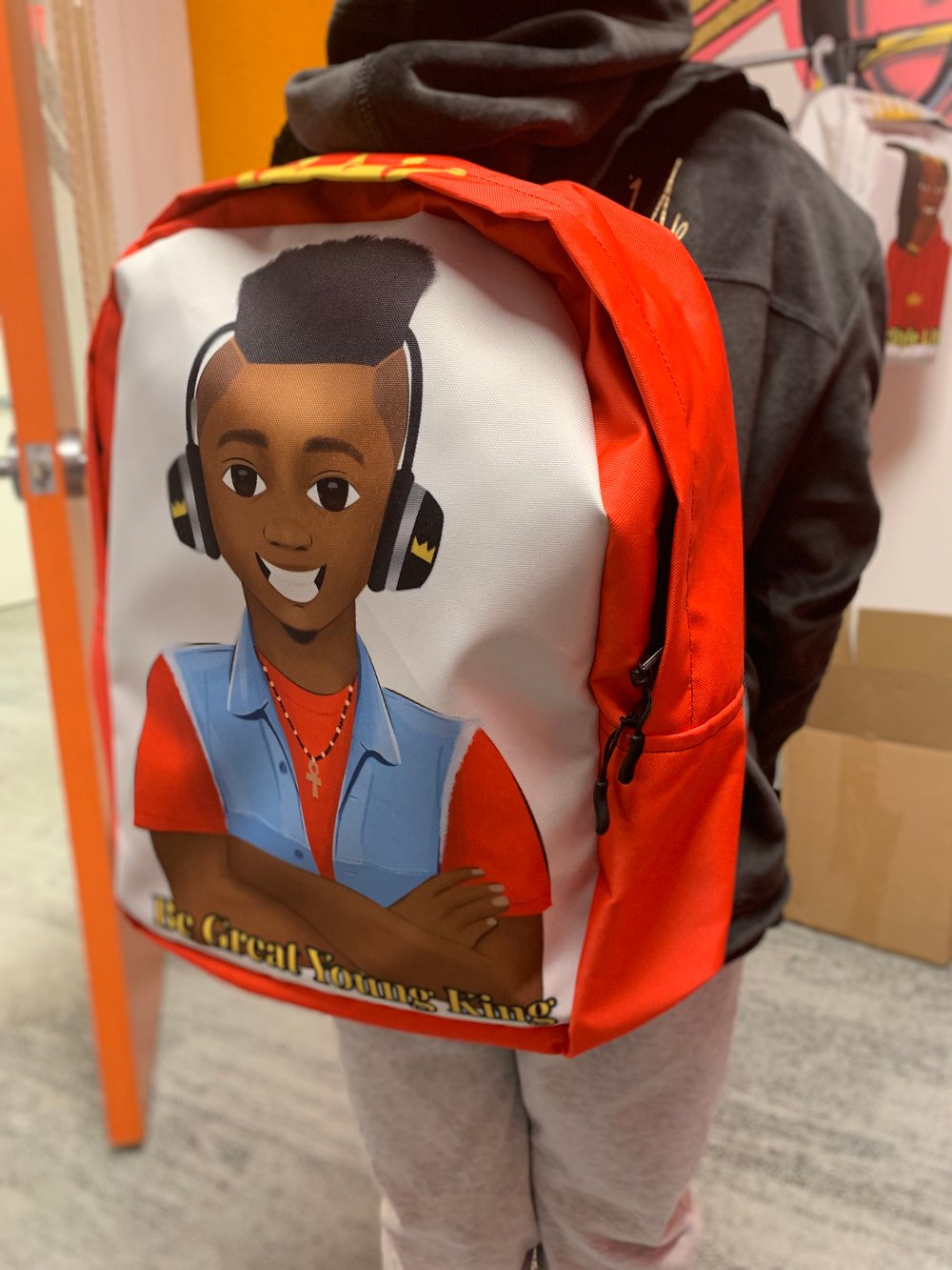 Image of Be Great Young King Backpack