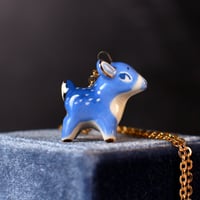 Blue Doe Necklace