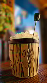 Image 2 of Tiki Bob's Bucket Mug Second Edition Limited to 50 w/Matching Swizzle FREE SHIPPING!!!