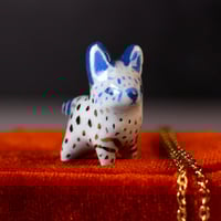 Blue Serval Necklace
