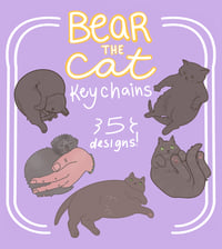 Image 1 of Bear the Cat Keychains