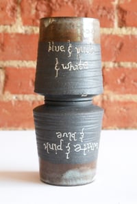 Image 2 of Trans colors 12oz - monochrome pride