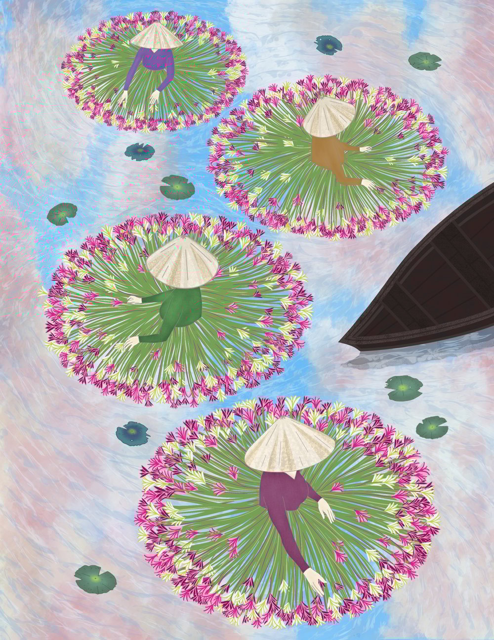 Image of Water Lily Harvest