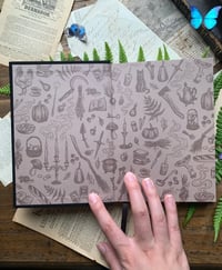 Image 3 of The Grimoire Notebook by Creeping Moon (B6, Lined, Gold Foil, 120gsm Ivory Paper)