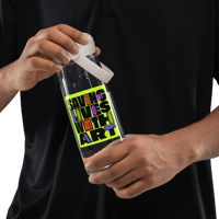 Image 2 of Saving Lives With Art Flip Straw Water Bottle X Kae