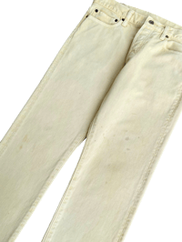 Image 4 of Kapital Pastel Yellow Woven Denim - 31