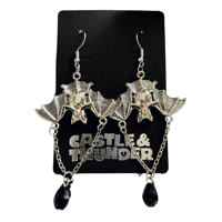 Image 1 of MAGGIE - Bat Earrings