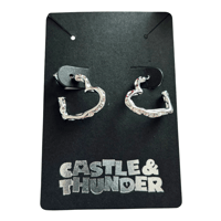 Image 1 of MORGAN - Heart Hoop Earrings