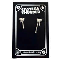 Image 1 of SUZY - Heart Stud Earrings