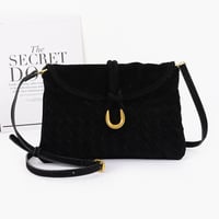 Suede Envelope Crossbody
