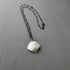 Sterling Silver Diamond-shaped Seed Pod Necklace Image 6