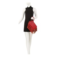 Image 1 of  Fringe Wristlet Clutch 