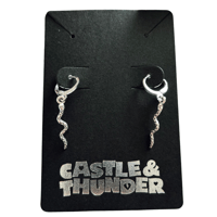 Image 1 of WILLOW - Snake Huggie Hoops