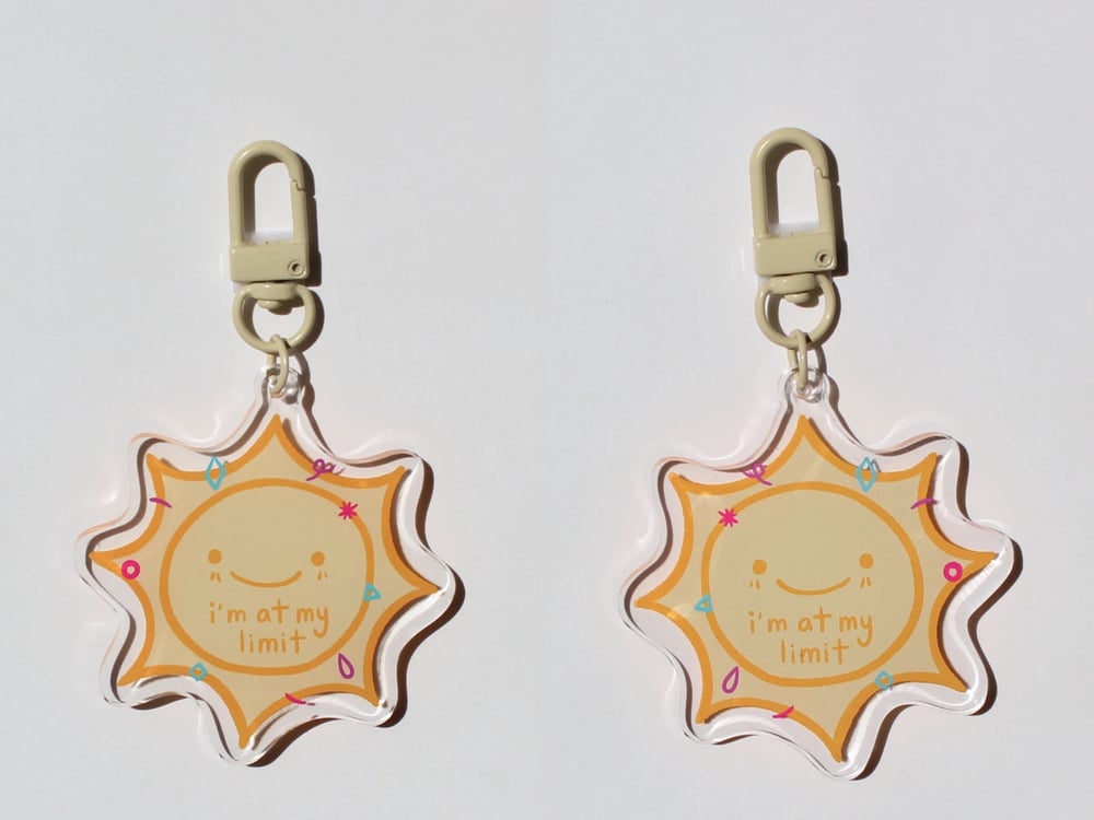 Image of What's On Your Mind Acrylic Keychain Set