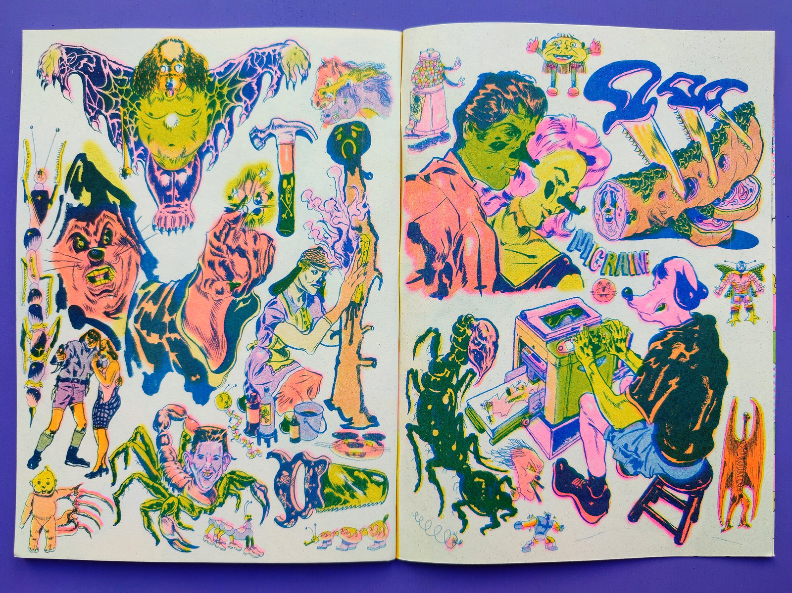 Terrible News 💀 Riso Zine | Never Brush My Teeth