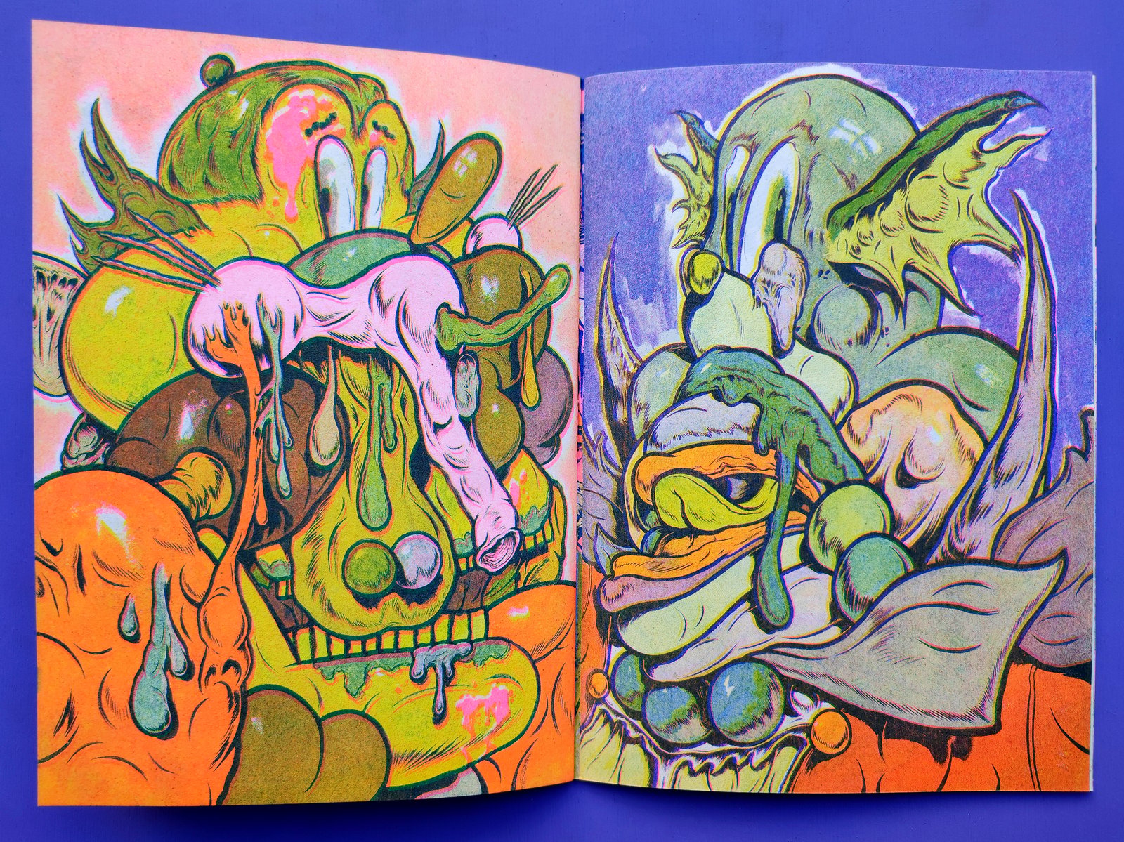 Risao＊ページです୨୧ Terrible News 💀 Riso Zine | Never Brush My Teeth