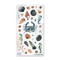 Image 2 of Coastal Collection Sticker Sheet