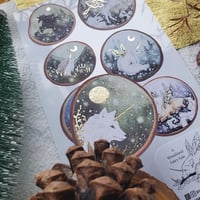 Image 2 of Wondrous Wintertime (ver 2) Sticker Sheet
