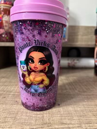 Image 1 of Snow Globe Travel Coffee Cups