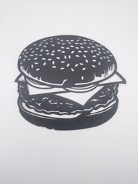 Image 2 of 🍔🔥 2D Cheeseburger Wall Art – 