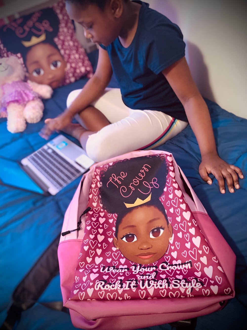 Image of The Crown Up Logo Backpack