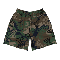 Image 6 of Green Woodland Camo 24 X Salute Shorts