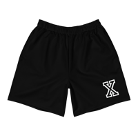 Image 6 of Black with White X Shorts