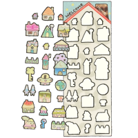 Image 2 of Houses Sticker Sheet