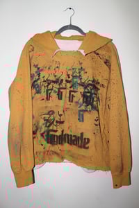 Image 1 of @G_dmade Mustard Graffiti Hoodie