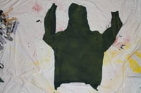 Image 2 of @G_dmade Swamp Green Graffiti Hoodie