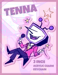 Tenna || Deltarune 3" Inch Acrylic Charm (PREORDER) 