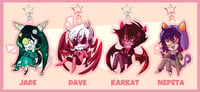 Wings & Whiskers || Homestuck 3" Inch Acrylic Charms (PREORDER)