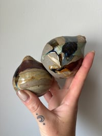 Image 1 of Studio Pottery Salt & Pepper Shakers 