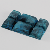 Copy of Cherry 1u Bar Quadruple and 1.5u Pair Set Resin Artisan Keycaps Week 34-7